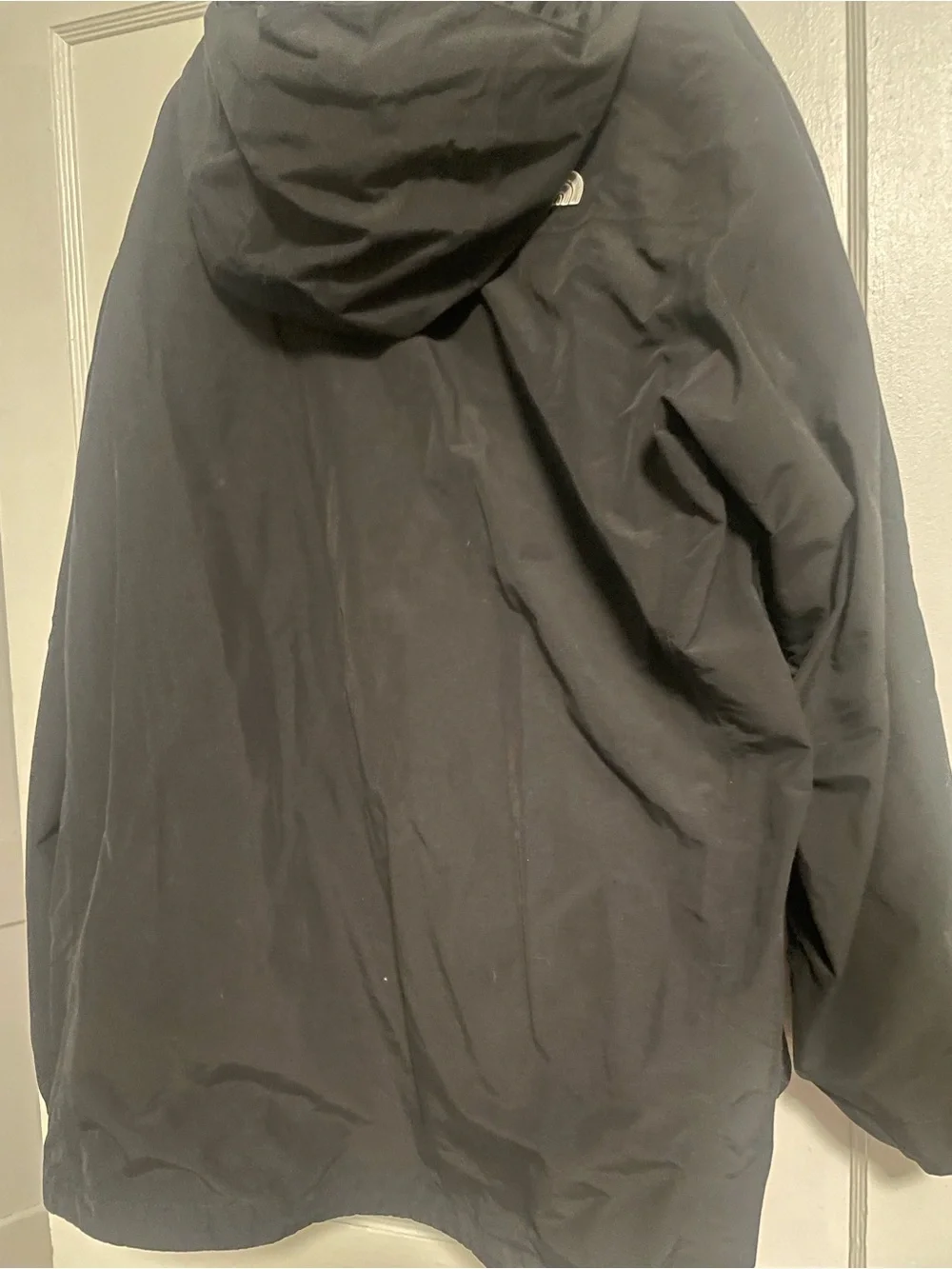 The North Face Black Hooded Jacket Shell